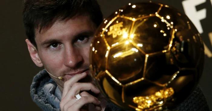 Lionel Messi, câştigătorul Balonului de Aur FOTO Reuters