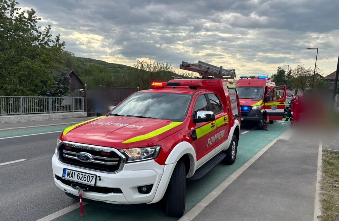 Un tânăr de 19 ani a murit în urma unui grav accident rutier. Foto: ISU Cluj