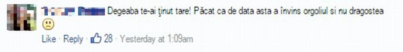 Mesajul unui fan pentru Smiley