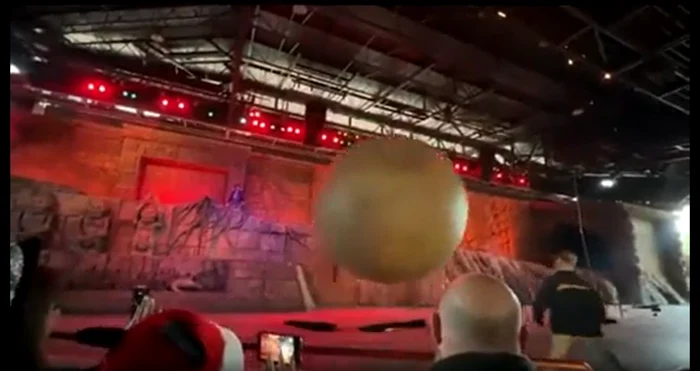 Un angajat Disney a fost rănit. FOTO: Captură Video 