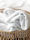spa composition with towels wicker basket jpg