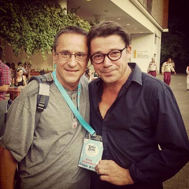 Actorii Claudiu Bleonţ şi Cristi Iacob au jucat într-un spectacol-lectură în cadrul Festivalului de Teatru "Undercloud"