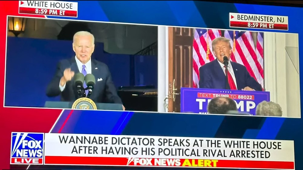 Scandal în SUA. Fox News l-a numit pe Biden „dictator în devenire” în ziua inculpării lui Trump VIDEO