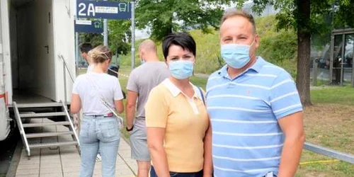 Viktor şi soţia lui Margharita s-au întors din Ucraina