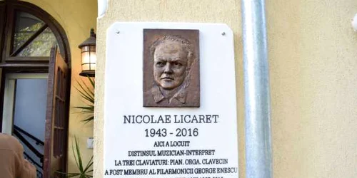 dezvelire placa comemorativa Nicolae Licaret