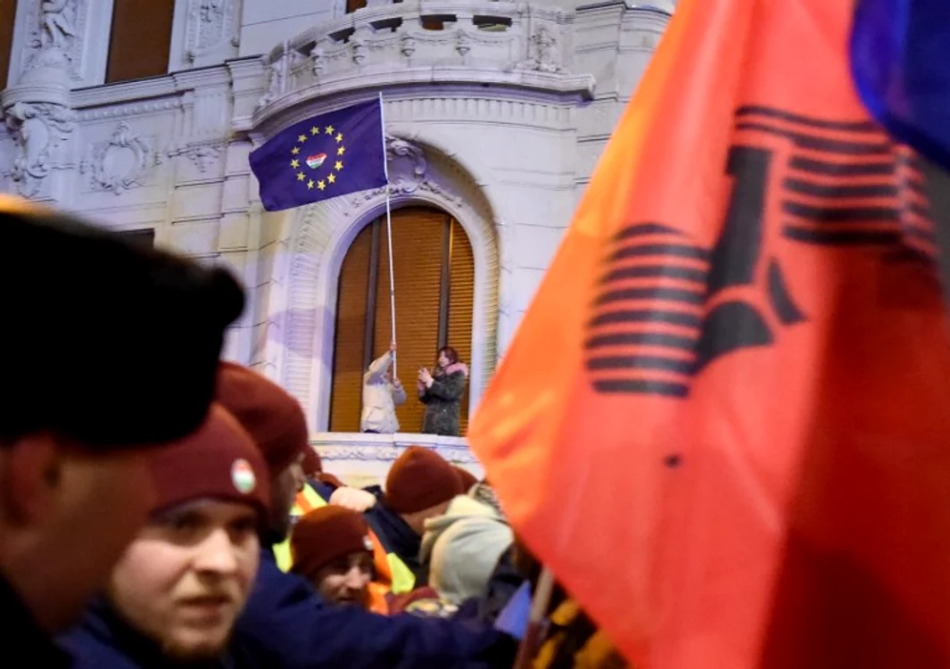 Protestatarii sunt nemulțumiți de noua lege a muncii, adoptată de Parlamentul Ungariei