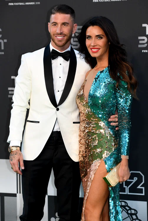 Sergio Ramos şi frumoasa lui soţie, Pilar Rubio, la FIFA Best Awards Londra 2018