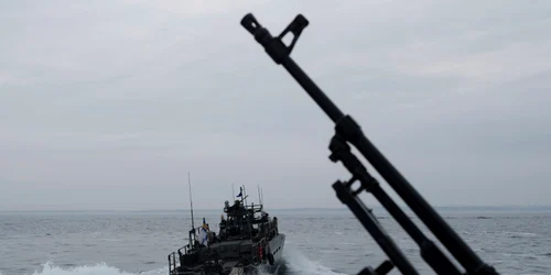 Ambarcațiune militară ucraineană patrulează în Marea Neagră FOTO PROFIMEDIA
