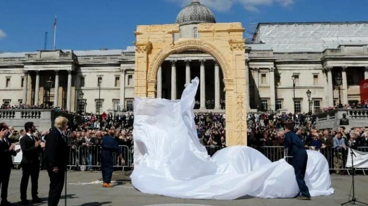 Arcul de triumf din Palmyra recreat în Londra jpeg