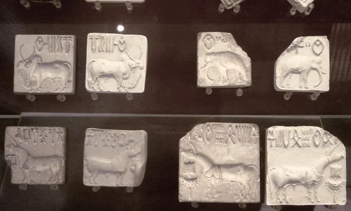 Scrierea harappă (© Wikimedia Commons)