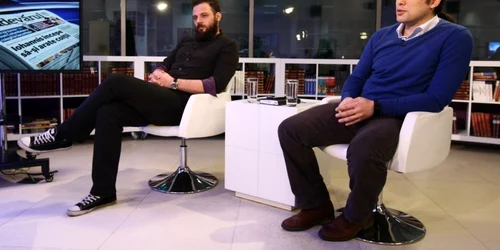 Mihai Dragoş şi Claudiu Jojatu la Adevarul Live FOTO Dorin Constanda 