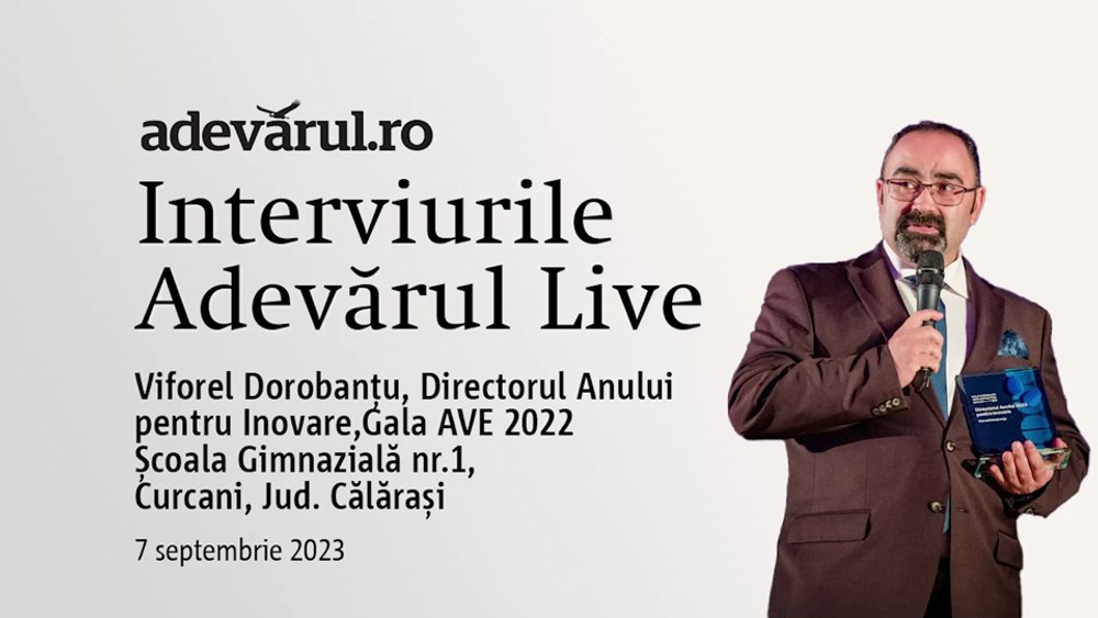 Cum să vină elevii la școală cu plăcere. Explică Viforel Dorobanțu, Directorul Școlii Gimnazială nr.1, comuna Curcani 