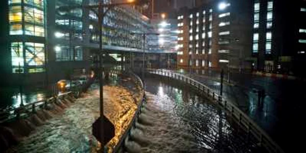 inundatie sandy  tunel Brooklyn Battery mediafax