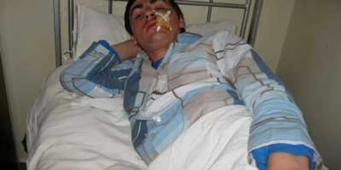 Bărbatul a fost internat în spital Foto: Adrian Obreja