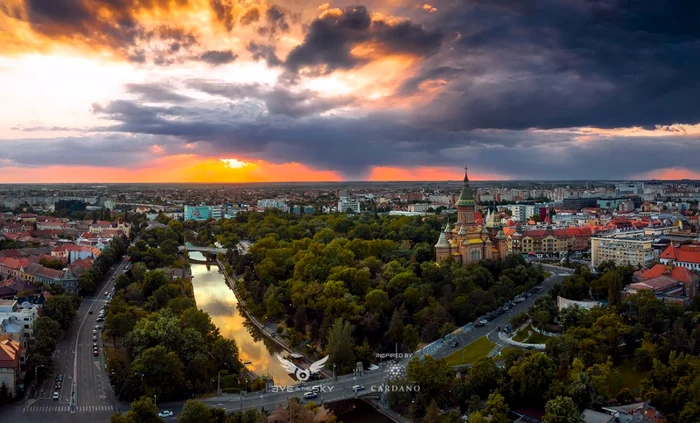 Rata de infectare din Timişoara a ajuns mai mică de 3 la mia de locuitori FOTO Eye in the Sky