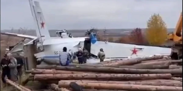 Avion prabusit in Rusia Captura Twitter
