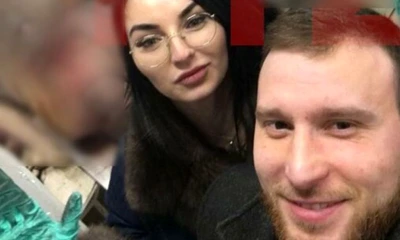 Politisti rusi facandu-se selfie la morga FOTO Telegram via Moscow Times