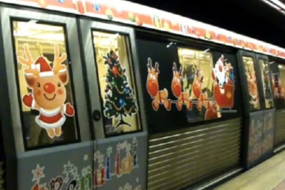 Metroul lui Moş Crăciun pleacă la ora 10.00 din staţia Crângaşi