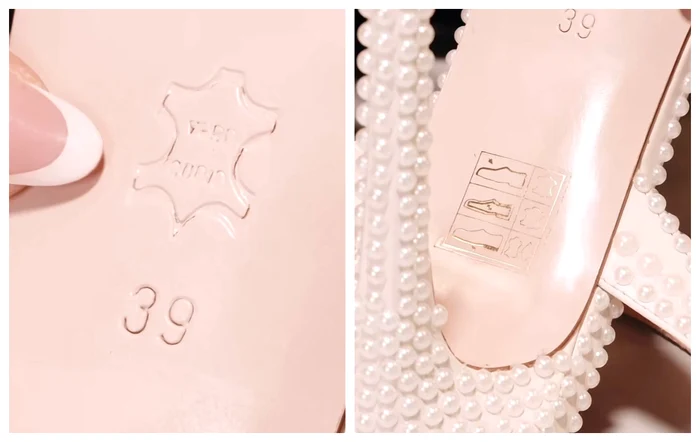 Cristina Bâtlan explică rolul simbolurilor de pe talpa pantofilor. FOTO: Colaj captură video TikTok