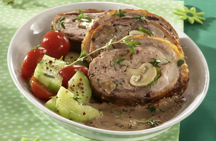 Duck Roll with Poultry Sauce jpeg