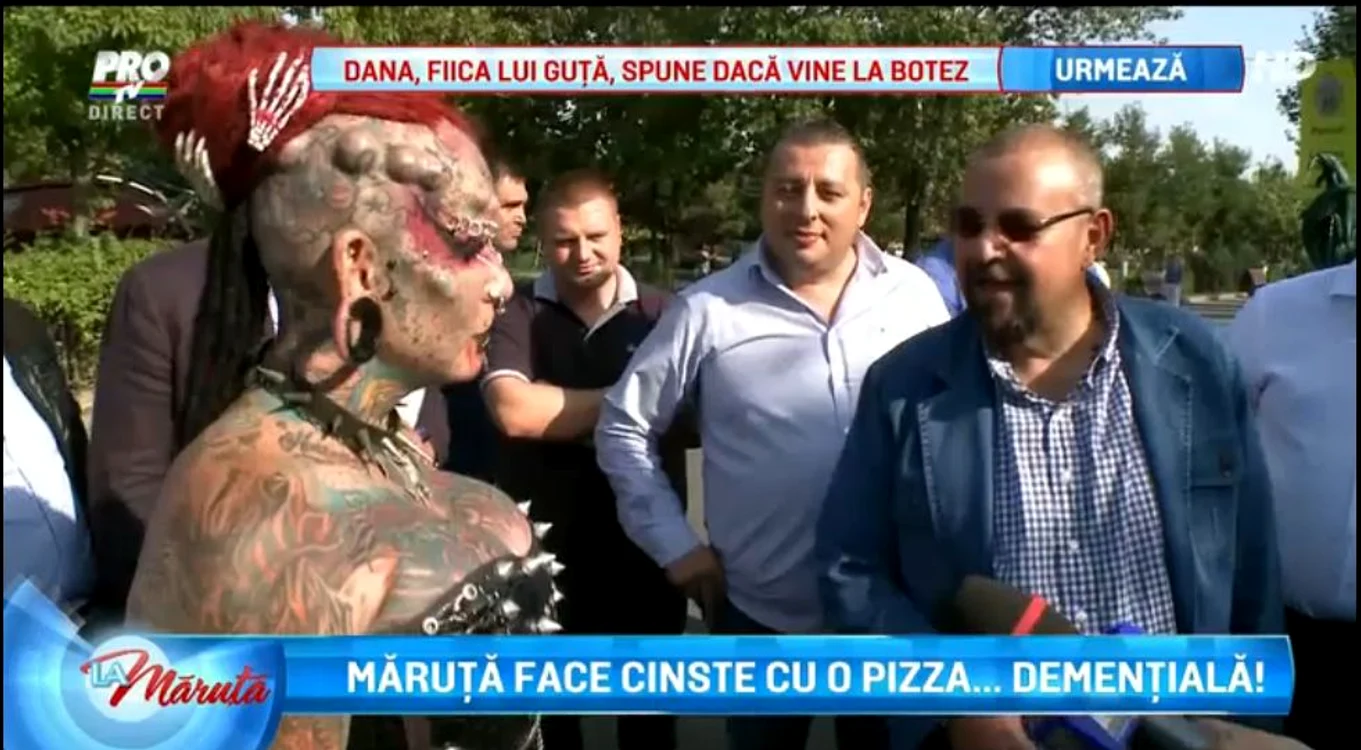 Cristian Popescu Piedone şi femeia Dracula