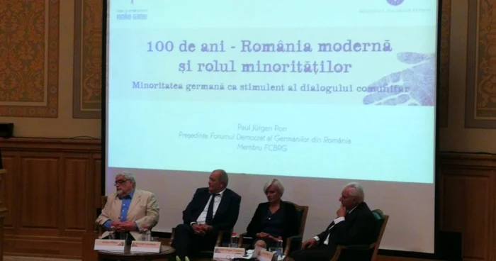 dezbaterea „100 de ani – România modernă şi rolul minorităţilor