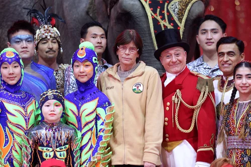 Prințesa Stéphanie de Monaco la Festivalul Circului 2025. FOTO: Frederic Nebinger, Festival International du Cirque de Monte Carlo