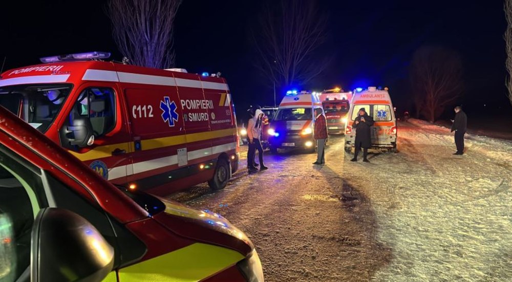 Accident cumplit la Măgurele, soldat cu 2 morți și un rănit grav. Două autoturisme s-au ciocnit violent