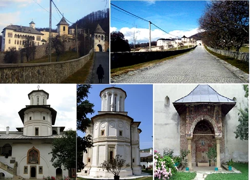 Mănăstirea Horezu - Vâlcea din patrimoniul mondial UNESCO Foto colaj