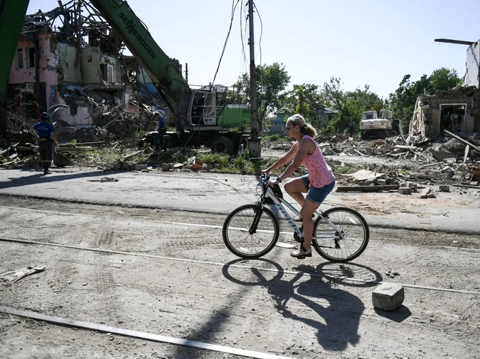 Imagini din Mariupol distrus de razboi - 2 iunie 2022 FOTO Profimedia