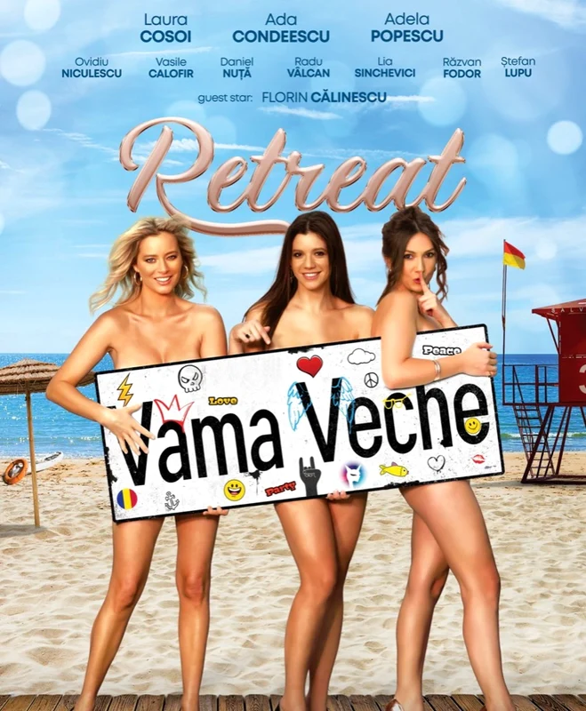 Laura Cosoi, Ada Condeescu și Adela Popescu au pozat goale pentru afișul filmului Retreat Vama Veche foto Vertical Entertainment 