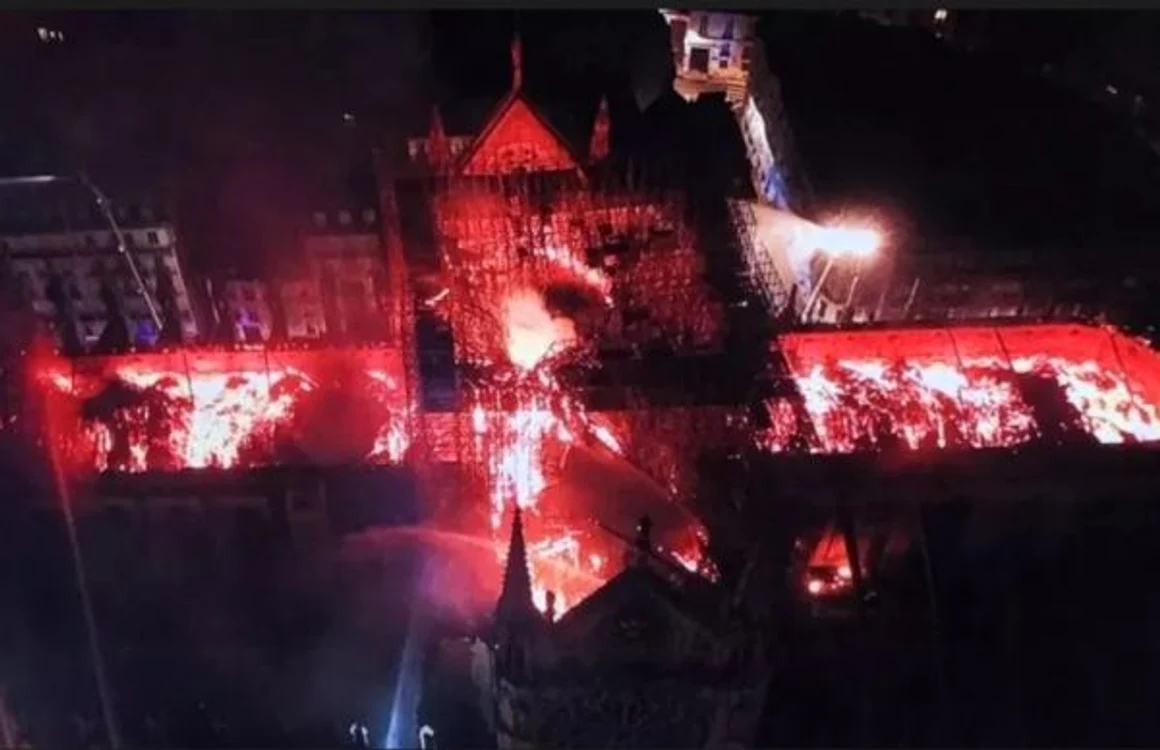 Notre Dame captură drona