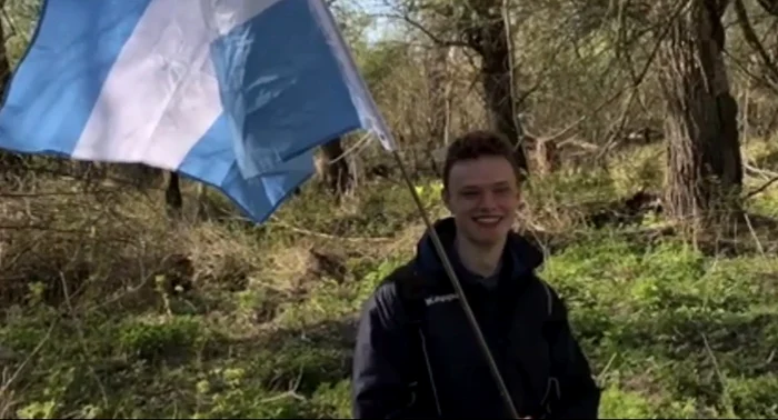 Daniel a fondat Republica Liberă Verdis, un stat imaginar / foto: captură video