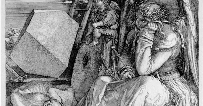 Gravura Melancolia a lui Albrecht Durer FOTO: Muzeul Etnografic al Transilvaniei