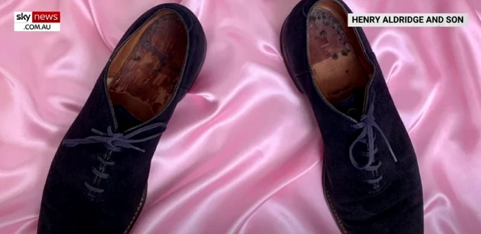 Pantofii albaștri din piele întoarsă ai lui Elvis Presley