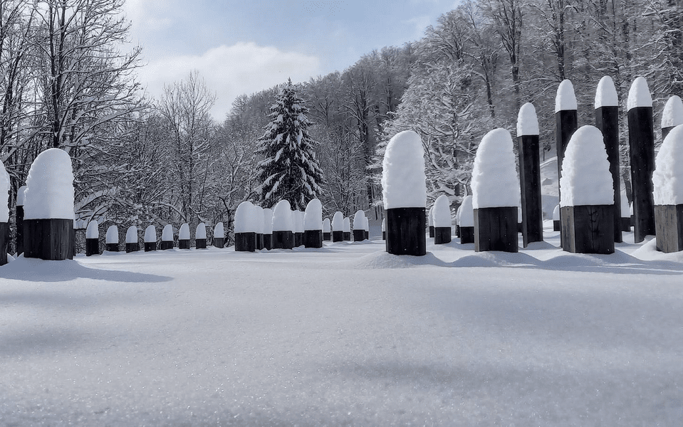 Sarmizegetusa Regia, îngropată complet în zăpadă. Cum arată iarna în capitala dacilor FOTO