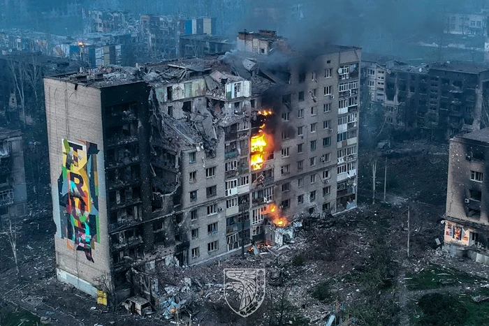 Bahmut, un oraș devastat de lupte FOTO Profimedia
