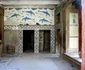 Palatul Knossos din Heraklion Creta în Grecia frescele minoice Foto Daciana Stoica