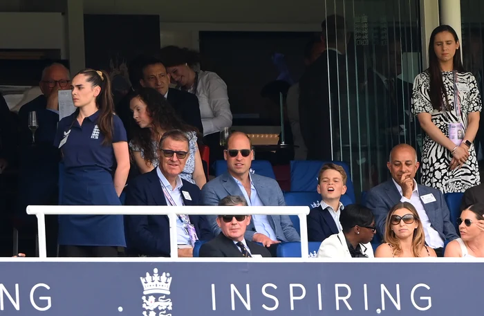 William și George la meci de crichet, Getty (3) jpg