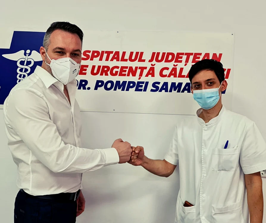 Un medic specialist în Chirurgie Plastică a ales să profeseze la Călăraşi FOTO Facebook/Bogdan Mihai