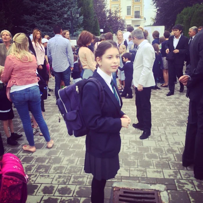 Fiica Elenei Groza a început deja şcoala