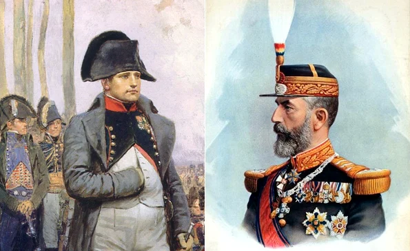 Napoleon și regele Carol I al României ( Wikimedia Commons)