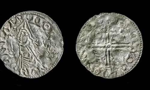 Moneda descoperită în tezaurul de la Mørstad 