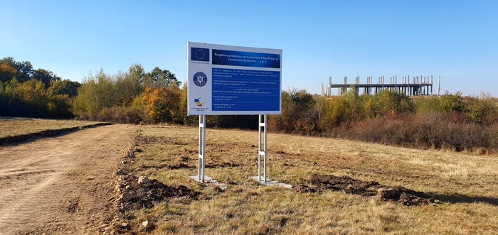 În toamnă, au început lucrările pentru organizarea de șantier a Autostrăzii Sibiu-Pitești