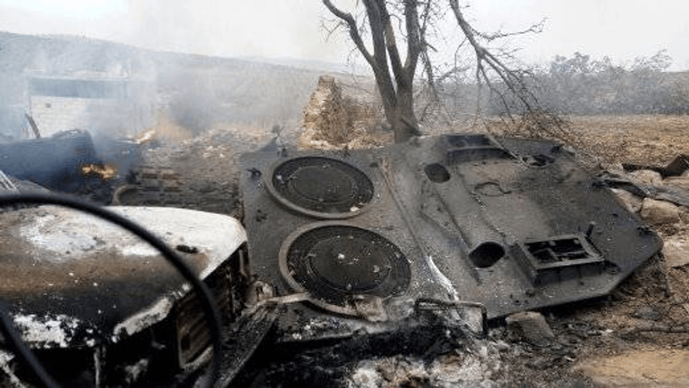 Mercenarii Wagner se laudă cu distrugerea unui tanc Leopard 2 în Ucraina, cu poze din Siria
