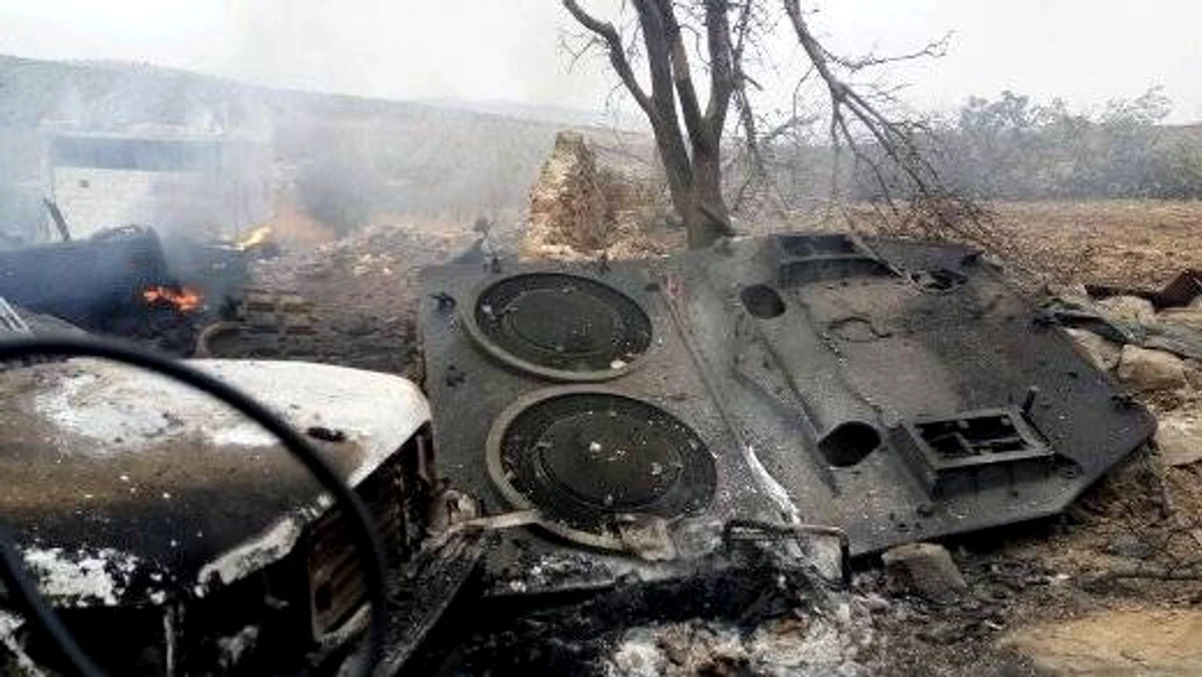 Tanc Leopard 2 distrus în Siria / Foto: topwar.ru