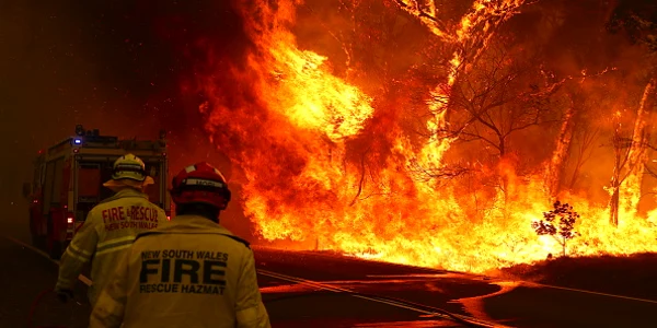 Australia a fost stăpânită de incendii mistuitoare jpeg