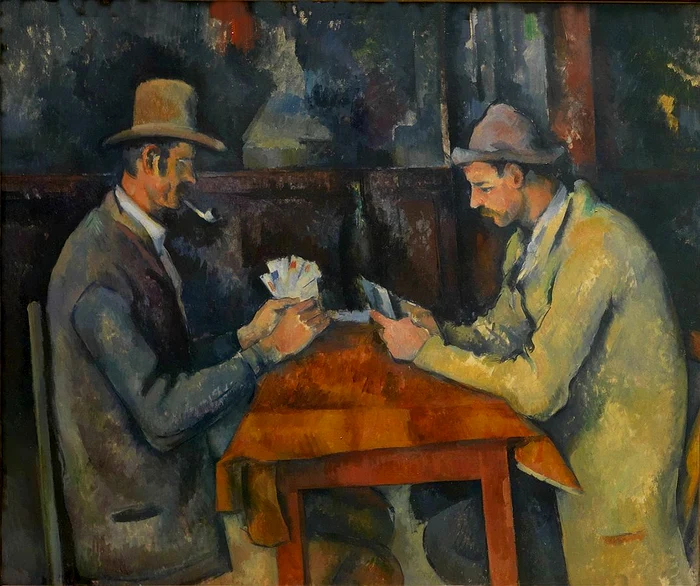 Paul Cezanne 1892 95 Les joueurs de carte The Card Players 60 x 73 cm oil on canvas Courtauld Institute of Art London jpg jpeg