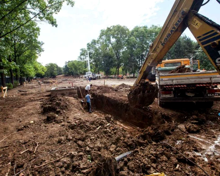 30% din lucările de modernizare şi amenajare ale parcului Drumul Taberei au fost deja finalizate FOTO Primăria Sectorului 6