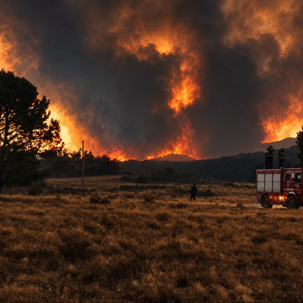 Pompierii români continuă lupta cu incendiile de vegetație din Franța. Mii de oameni au fost evacuați